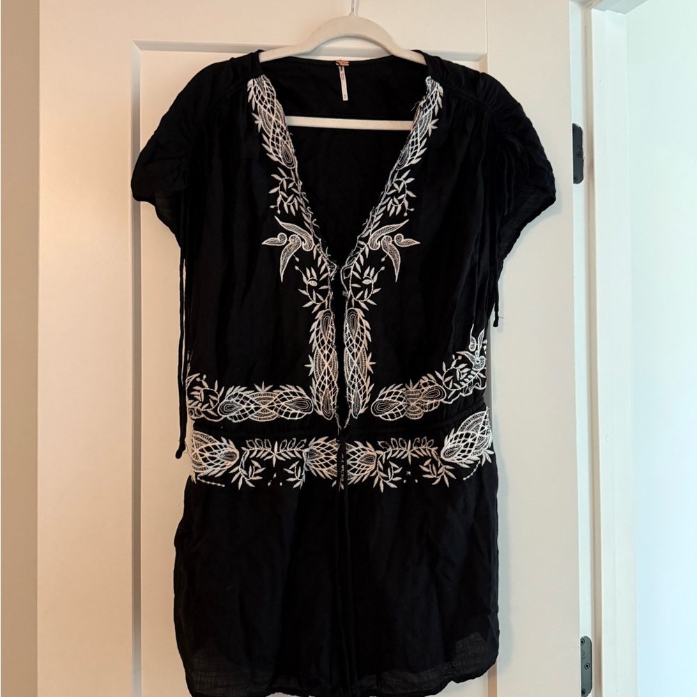 Free People Embroidered Women's Romper